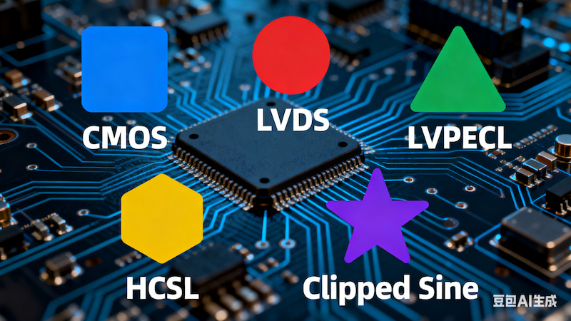 crystal oscillator output types